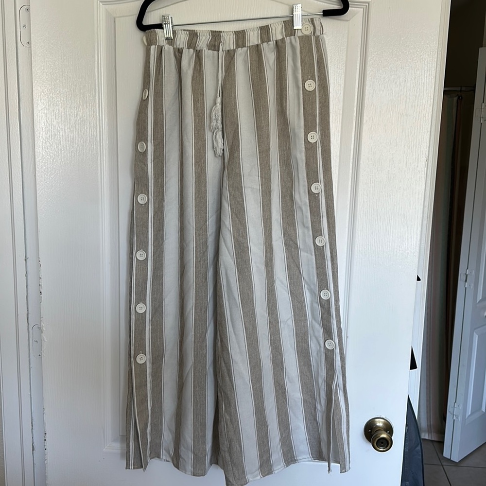 Striped beach pants